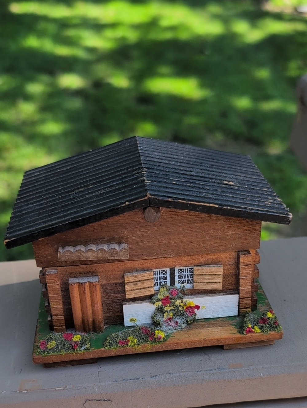 Vintage Music  Box "Somewhere My Love"
